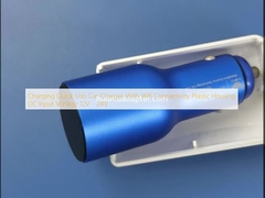 Carga rápida cargador de automóviles USB con conectividad Wifi carcasa de plástico DC voltaje de entrada 12V - 24V