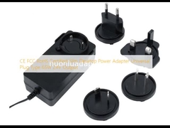CE FCC RoHS certificado adaptador de energía de escritorio delgado conector universal tipo 65W salida 24V