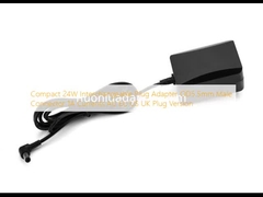 Adaptador de conexión intercambiable compacto de 24W OD5.5mm Conector masculino 1A Corrientes AU UE EE.UU.